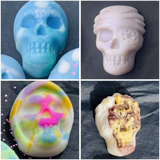 Halloween Zombie skulls  wax melts