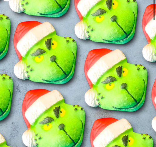 grinchy bath bomb